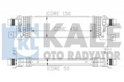 KALE OTO RADYATOR 346800 -  Интеркулер